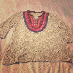 Women’s Boho Crochet Lace Gimmicks top